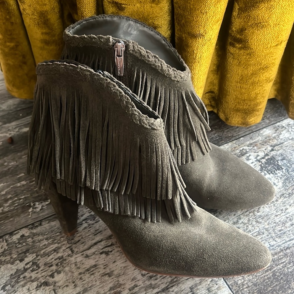 Vince Camuto Fringe Booties